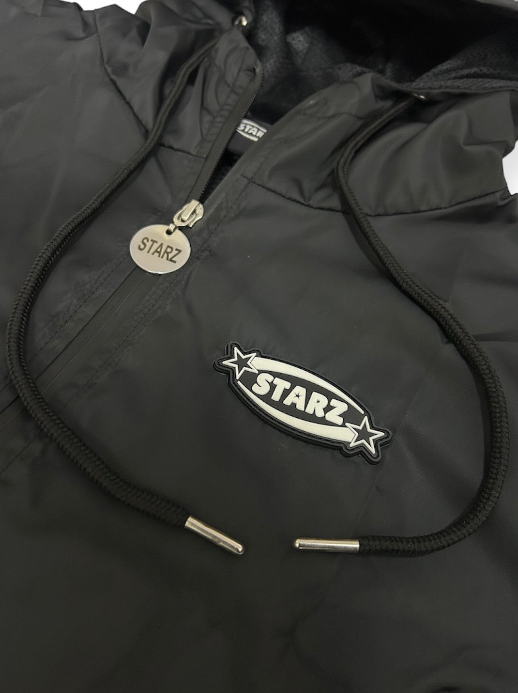 Starz Black Reflective Windbreaker